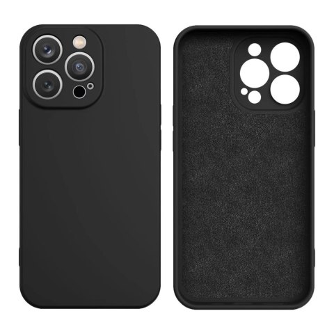 Silicone case etui Xiaomi Redmi Note 11 / Note 11S silikonowy pokrowiec czarne Silicone case etui Xiaomi Redmi Note 11 / Note 11S silikonowy pokrowiec czarne