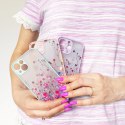 Design Case etui do iPhone 13 pokrowiec w kwiaty niebieski Design Case etui do iPhone 13 pokrowiec w kwiaty niebieski