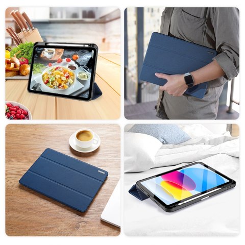 Dux Ducis Domo etui iPad 10.9'' 2022 (10 gen.) pokrowiec smart cover podstawka niebieskie Dux Ducis Domo etui iPad 10.9'' 2022 (10 gen.) pokrowiec smart cover podstawka niebieskie