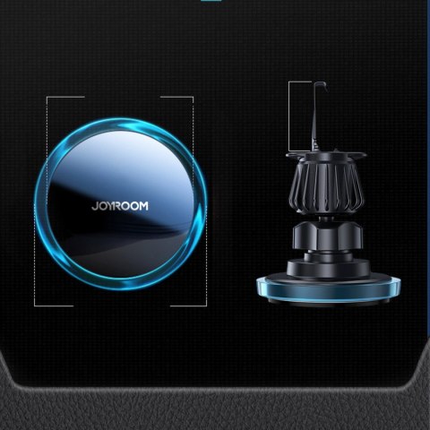 Joyroom uchwyt samochodowy do telefonu z ładowarką indukcyjną Qi 15W (kompatybilną z MagSafe) na kratkę nawiewu srebrny (JR-ZS29 Joyroom uchwyt samochodowy do telefonu z ładowarką indukcyjną Qi 15W (kompatybilną z MagSafe) na kratkę nawiewu srebrny (JR-ZS29