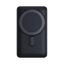 Powerbank Baseus Magnetic Bracket 10000mAh 20W z MagSafe - ciemnoniebieski + kabel USB-C 60W 0.5m