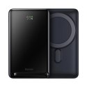 Powerbank Baseus Magnetic Bracket 10000mAh 20W z MagSafe - ciemnoniebieski + kabel USB-C 60W 0.5m