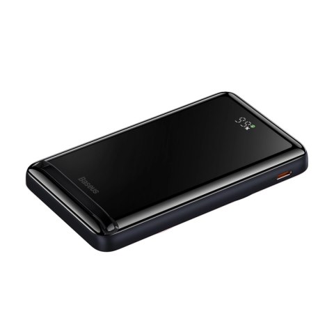 Powerbank Baseus Magnetic Bracket 10000mAh 20W z MagSafe - ciemnoniebieski + kabel USB-C 60W 0.5m Powerbank Baseus Magnetic Bracket 10000mAh 20W z MagSafe - ciemnoniebieski + kabel USB-C 60W 0.5m