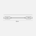 Powerbank Baseus Magnetic Bracket 10000mAh 20W z MagSafe - ciemnoniebieski + kabel USB-C 60W 0.5m