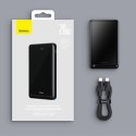 Powerbank Baseus Magnetic Bracket 10000mAh 20W z MagSafe - ciemnoniebieski + kabel USB-C 60W 0.5m
