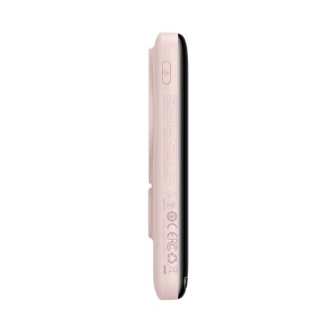 Powerbank Baseus Magnetic Bracket z MagSafe 10000mAh 20W - różowy + kabel USB-C 60W 0.5m Powerbank Baseus Magnetic Bracket z MagSafe 10000mAh 20W - różowy + kabel USB-C 60W 0.5m