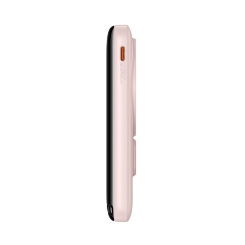 Powerbank Baseus Magnetic Bracket z MagSafe 10000mAh 20W - różowy + kabel USB-C 60W 0.5m Powerbank Baseus Magnetic Bracket z MagSafe 10000mAh 20W - różowy + kabel USB-C 60W 0.5m