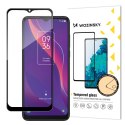 Wozinsky super wytrzymałe szkło hartowane Full Glue na cały ekran z ramką Case Friendly TCL 306 czarny Wozinsky super wytrzymałe szkło hartowane Full Glue na cały ekran z ramką Case Friendly TCL 306 czarny