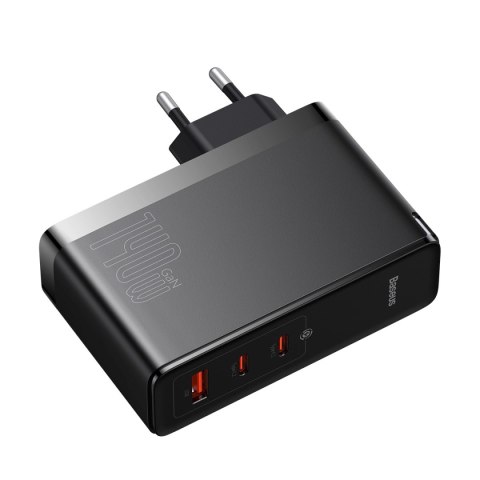 Baseus GaN5 Pro szybka ładowarka 2xUSB-C+USB 140W EU czarna (CCGP100201) Baseus GaN5 Pro szybka ładowarka 2xUSB-C+USB 140W EU czarna (CCGP100201)