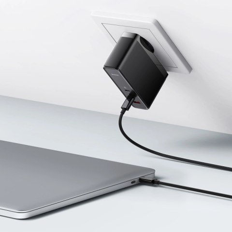 Baseus GaN5 Pro szybka ładowarka 2xUSB-C+USB 140W EU czarna (CCGP100201) Baseus GaN5 Pro szybka ładowarka 2xUSB-C+USB 140W EU czarna (CCGP100201)