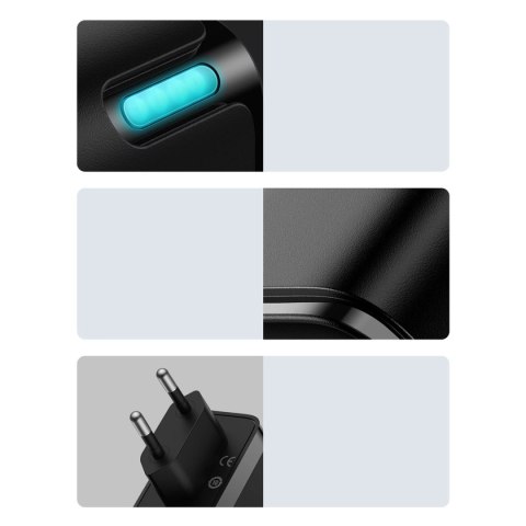 Baseus GaN5 Pro szybka ładowarka 2xUSB-C+USB 140W EU czarna (CCGP100201) Baseus GaN5 Pro szybka ładowarka 2xUSB-C+USB 140W EU czarna (CCGP100201)