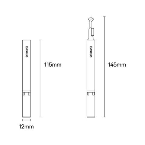 Baseus szczoteczka do czyszczenia słuchawek biała (NGBS000002) Baseus szczoteczka do czyszczenia słuchawek biała (NGBS000002)
