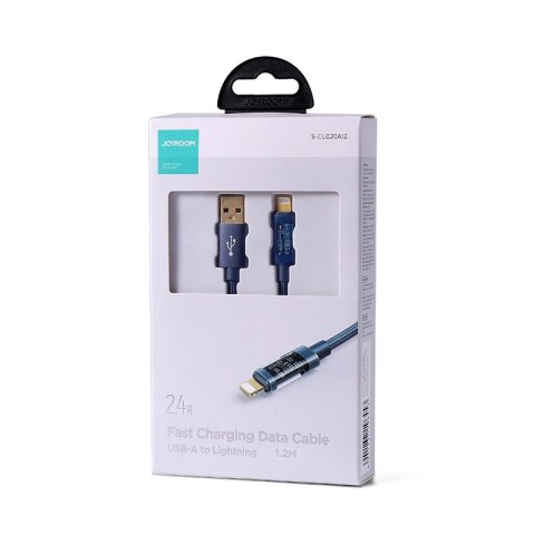 Kabel Joyroom S-UL012A12 USB-A / Lightning 2.4A 20W 1.2m - niebieski Kabel Joyroom S-UL012A12 USB-A / Lightning 2.4A 20W 1.2m - niebieski