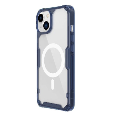 Nillkin Nature Pro Magnetic Case etui iPhone 14 Plus magnetyczny pokrowiec MagSafe niebieski Nillkin Nature Pro Magnetic Case etui iPhone 14 Plus magnetyczny pokrowiec MagSafe niebieski