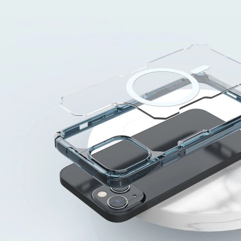 Nillkin Nature Pro Magnetic Case etui iPhone 14 Plus magnetyczny pokrowiec MagSafe przezroczysty Nillkin Nature Pro Magnetic Case etui iPhone 14 Plus magnetyczny pokrowiec MagSafe przezroczysty