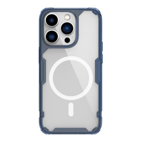 Nillkin Nature Pro Magnetic Case etui iPhone 14 Pro magnetyczny pokrowiec MagSafe niebieski Nillkin Nature Pro Magnetic Case etui iPhone 14 Pro magnetyczny pokrowiec MagSafe niebieski