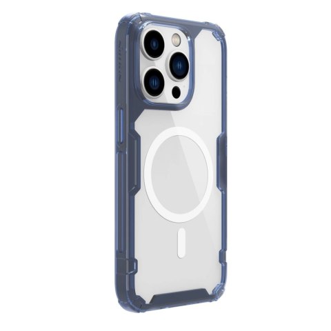 Nillkin Nature Pro Magnetic Case etui iPhone 14 Pro magnetyczny pokrowiec MagSafe niebieski Nillkin Nature Pro Magnetic Case etui iPhone 14 Pro magnetyczny pokrowiec MagSafe niebieski