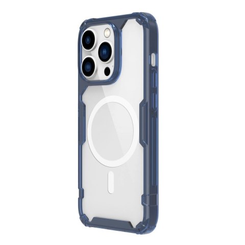 Nillkin Nature Pro Magnetic Case etui iPhone 14 Pro magnetyczny pokrowiec MagSafe niebieski Nillkin Nature Pro Magnetic Case etui iPhone 14 Pro magnetyczny pokrowiec MagSafe niebieski