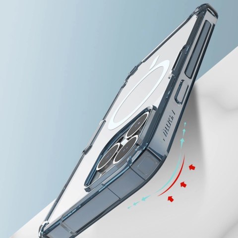 Nillkin Nature Pro Magnetic Case etui iPhone 14 Pro magnetyczny pokrowiec MagSafe niebieski Nillkin Nature Pro Magnetic Case etui iPhone 14 Pro magnetyczny pokrowiec MagSafe niebieski