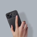 Nillkin Qin Cloth Pro Case etui do iPhone 14 Plus osłona na aparat kabura pokrowiec obudowa z klapką niebieski Nillkin Qin Cloth Pro Case etui do iPhone 14 Plus osłona na aparat kabura pokrowiec obudowa z klapką niebieski