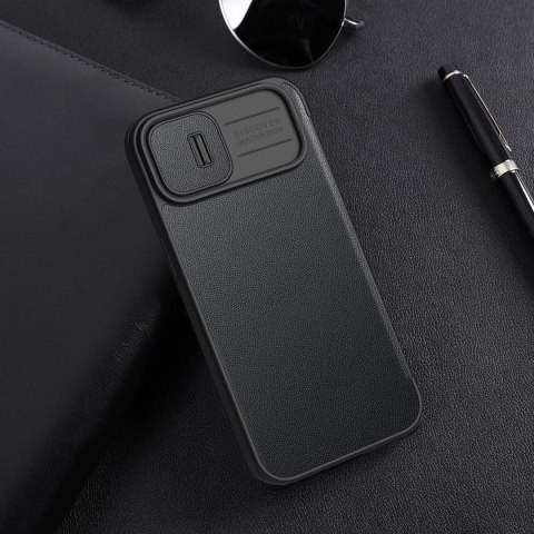 Nillkin Qin Cloth Pro Case etui do iPhone 14 Plus osłona na aparat kabura pokrowiec obudowa z klapką niebieski Nillkin Qin Cloth Pro Case etui do iPhone 14 Plus osłona na aparat kabura pokrowiec obudowa z klapką niebieski