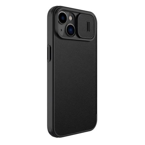 Nillkin Qin Leather Pro Case etui iPhone 14 Plus osłona na aparat kabura pokrowiec obudowa z klapką czarny Nillkin Qin Leather Pro Case etui iPhone 14 Plus osłona na aparat kabura pokrowiec obudowa z klapką czarny