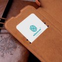 Nillkin Qin Leather Pro Case etui iPhone 14 Pro Max osłona na aparat kabura pokrowiec obudowa z klapką brązowy Nillkin Qin Leather Pro Case etui iPhone 14 Pro Max osłona na aparat kabura pokrowiec obudowa z klapką brązowy