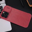 Nillkin Qin Leather Pro Case etui iPhone 14 Pro Max osłona na aparat kabura pokrowiec obudowa z klapką brązowy Nillkin Qin Leather Pro Case etui iPhone 14 Pro Max osłona na aparat kabura pokrowiec obudowa z klapką brązowy
