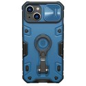 Nillkin CamShield Armor Pro Magnetic Case etui iPhone 14 Plus magnetyczny pokrowiec MagSafe z osłoną na aparat niebieskie Nillkin CamShield Armor Pro Magnetic Case etui iPhone 14 Plus magnetyczny pokrowiec MagSafe z osłoną na aparat niebieskie