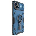 Nillkin CamShield Armor Pro Magnetic Case etui iPhone 14 Plus magnetyczny pokrowiec MagSafe z osłoną na aparat niebieskie Nillkin CamShield Armor Pro Magnetic Case etui iPhone 14 Plus magnetyczny pokrowiec MagSafe z osłoną na aparat niebieskie