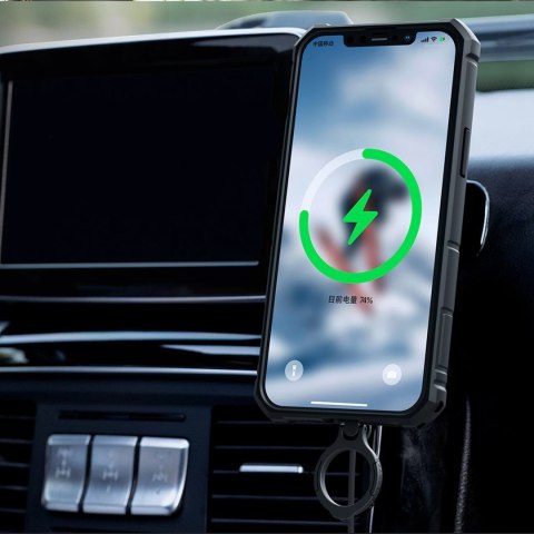 Nillkin CamShield Armor Pro Magnetic Case etui iPhone 14 Plus magnetyczny pokrowiec MagSafe z osłoną na aparat niebieskie Nillkin CamShield Armor Pro Magnetic Case etui iPhone 14 Plus magnetyczny pokrowiec MagSafe z osłoną na aparat niebieskie