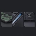 Nillkin CamShield Armor Pro Magnetic Case etui iPhone 14 Plus magnetyczny pokrowiec MagSafe z osłoną na aparat niebieskie Nillkin CamShield Armor Pro Magnetic Case etui iPhone 14 Plus magnetyczny pokrowiec MagSafe z osłoną na aparat niebieskie
