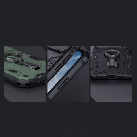 Nillkin CamShield Armor Pro Magnetic Case etui iPhone 14 Plus magnetyczny pokrowiec MagSafe z osłoną na aparat niebieskie Nillkin CamShield Armor Pro Magnetic Case etui iPhone 14 Plus magnetyczny pokrowiec MagSafe z osłoną na aparat niebieskie