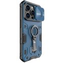 Nillkin CamShield Armor Pro Magnetic Case etui iPhone 14 Pro magnetyczny pokrowiec MagSafe z osłoną na aparat niebieskie Nillkin CamShield Armor Pro Magnetic Case etui iPhone 14 Pro magnetyczny pokrowiec MagSafe z osłoną na aparat niebieskie