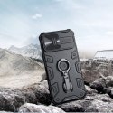 Nillkin CamShield Armor Pro Magnetic Case etui iPhone 14 Pro magnetyczny pokrowiec MagSafe z osłoną na aparat niebieskie Nillkin CamShield Armor Pro Magnetic Case etui iPhone 14 Pro magnetyczny pokrowiec MagSafe z osłoną na aparat niebieskie