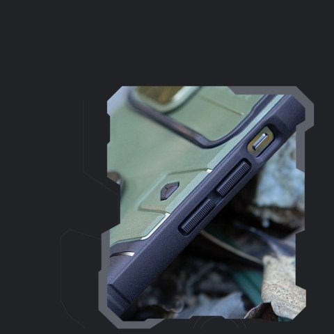 Nillkin CamShield Armor Pro Magnetic Case etui iPhone 14 Pro magnetyczny pokrowiec MagSafe z osłoną na aparat niebieskie Nillkin CamShield Armor Pro Magnetic Case etui iPhone 14 Pro magnetyczny pokrowiec MagSafe z osłoną na aparat niebieskie