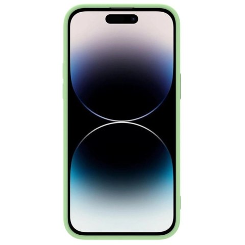 Nillkin CamShield Magnetic Silicone Case etui iPhone 14 Pro magnetyczny MagSafe pokrowiec z osłoną na aparat zielony Nillkin CamShield Magnetic Silicone Case etui iPhone 14 Pro magnetyczny MagSafe pokrowiec z osłoną na aparat zielony