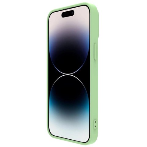 Nillkin CamShield Magnetic Silicone Case etui iPhone 14 Pro magnetyczny MagSafe pokrowiec z osłoną na aparat zielony Nillkin CamShield Magnetic Silicone Case etui iPhone 14 Pro magnetyczny MagSafe pokrowiec z osłoną na aparat zielony