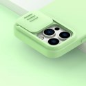 Nillkin CamShield Magnetic Silicone Case etui iPhone 14 Pro magnetyczny MagSafe pokrowiec z osłoną na aparat zielony Nillkin CamShield Magnetic Silicone Case etui iPhone 14 Pro magnetyczny MagSafe pokrowiec z osłoną na aparat zielony