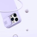 Nillkin CamShield Magnetic Silicone Case etui iPhone 14 Pro magnetyczny MagSafe pokrowiec z osłoną na aparat zielony Nillkin CamShield Magnetic Silicone Case etui iPhone 14 Pro magnetyczny MagSafe pokrowiec z osłoną na aparat zielony