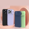Nillkin CamShield Magnetic Silicone Case etui iPhone 14 Pro magnetyczny MagSafe pokrowiec z osłoną na aparat zielony Nillkin CamShield Magnetic Silicone Case etui iPhone 14 Pro magnetyczny MagSafe pokrowiec z osłoną na aparat zielony
