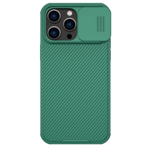 Nillkin CamShield Pro Case etui iPhone 14 Pro Max pancerny pokrowiec osłona na aparat kamerę zielony Nillkin CamShield Pro Case etui iPhone 14 Pro Max pancerny pokrowiec osłona na aparat kamerę zielony