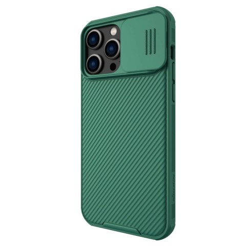 Nillkin CamShield Pro Case etui iPhone 14 Pro Max pancerny pokrowiec osłona na aparat kamerę zielony Nillkin CamShield Pro Case etui iPhone 14 Pro Max pancerny pokrowiec osłona na aparat kamerę zielony