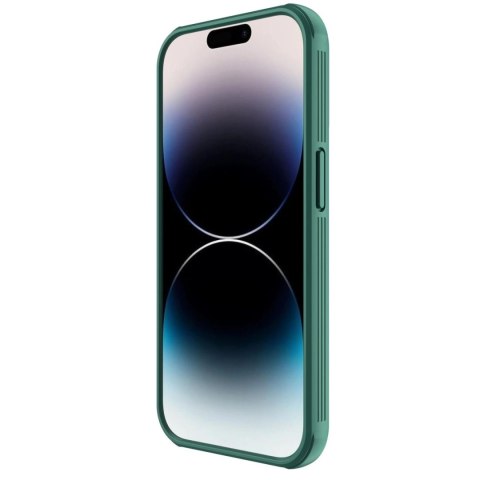 Nillkin CamShield Pro Case etui iPhone 14 Pro Max pancerny pokrowiec osłona na aparat kamerę zielony Nillkin CamShield Pro Case etui iPhone 14 Pro Max pancerny pokrowiec osłona na aparat kamerę zielony