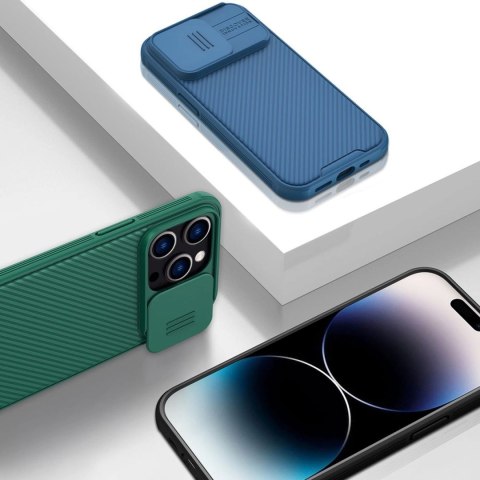 Nillkin CamShield Pro Case etui iPhone 14 Pro Max pancerny pokrowiec osłona na aparat kamerę zielony Nillkin CamShield Pro Case etui iPhone 14 Pro Max pancerny pokrowiec osłona na aparat kamerę zielony