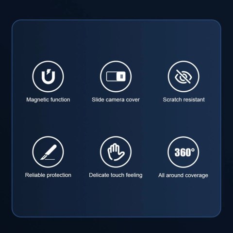 Nillkin CamShield Pro Magnetic Case etui iPhone 14 Plus pokrowiec osłona na aparat kamerę czarny (z MagSafe) Nillkin CamShield Pro Magnetic Case etui iPhone 14 Plus pokrowiec osłona na aparat kamerę czarny (z MagSafe)
