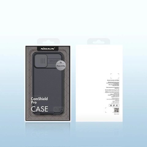 Nillkin CamShield Pro Magnetic Case etui iPhone 14 Plus pokrowiec osłona na aparat kamerę niebieski (z MagSafe) Nillkin CamShield Pro Magnetic Case etui iPhone 14 Plus pokrowiec osłona na aparat kamerę niebieski (z MagSafe)