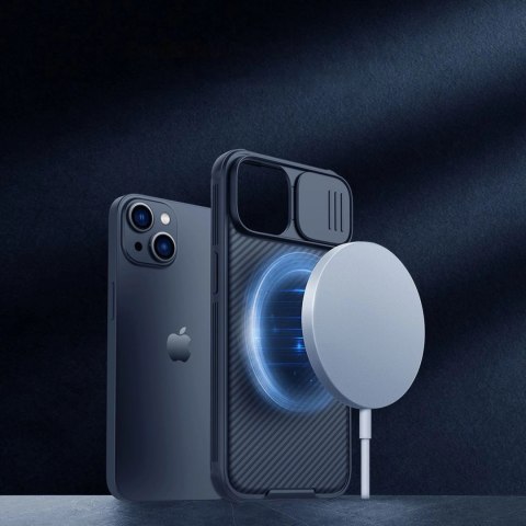 Nillkin CamShield Pro Magnetic Case etui iPhone 14 Plus pokrowiec osłona na aparat kamerę niebieski (z MagSafe) Nillkin CamShield Pro Magnetic Case etui iPhone 14 Plus pokrowiec osłona na aparat kamerę niebieski (z MagSafe)