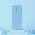 Nillkin CamShield Silky Silicone Case etui iPhone 14 Pro pokrowiec z osłoną na aparat zielony