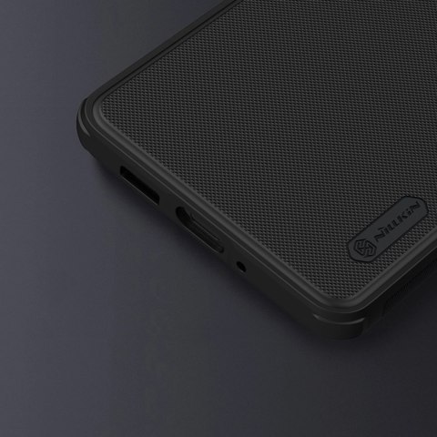 Nillkin Super Frosted Shield Pro etui iPhone 14 Plus pokrowiec na tył plecki czarny Nillkin Super Frosted Shield Pro etui iPhone 14 Plus pokrowiec na tył plecki czarny